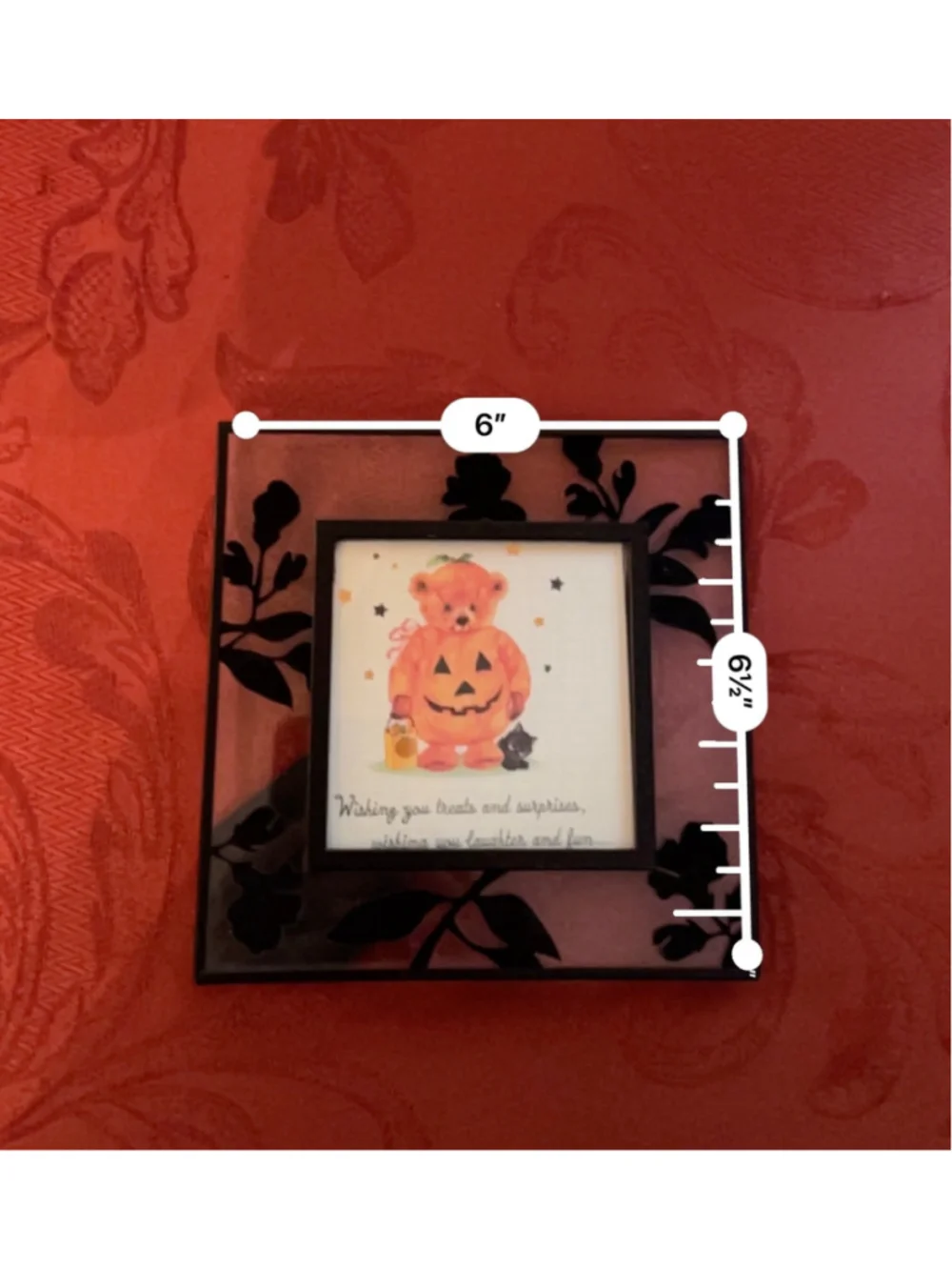 VTG Black Picture Frame One Size Black